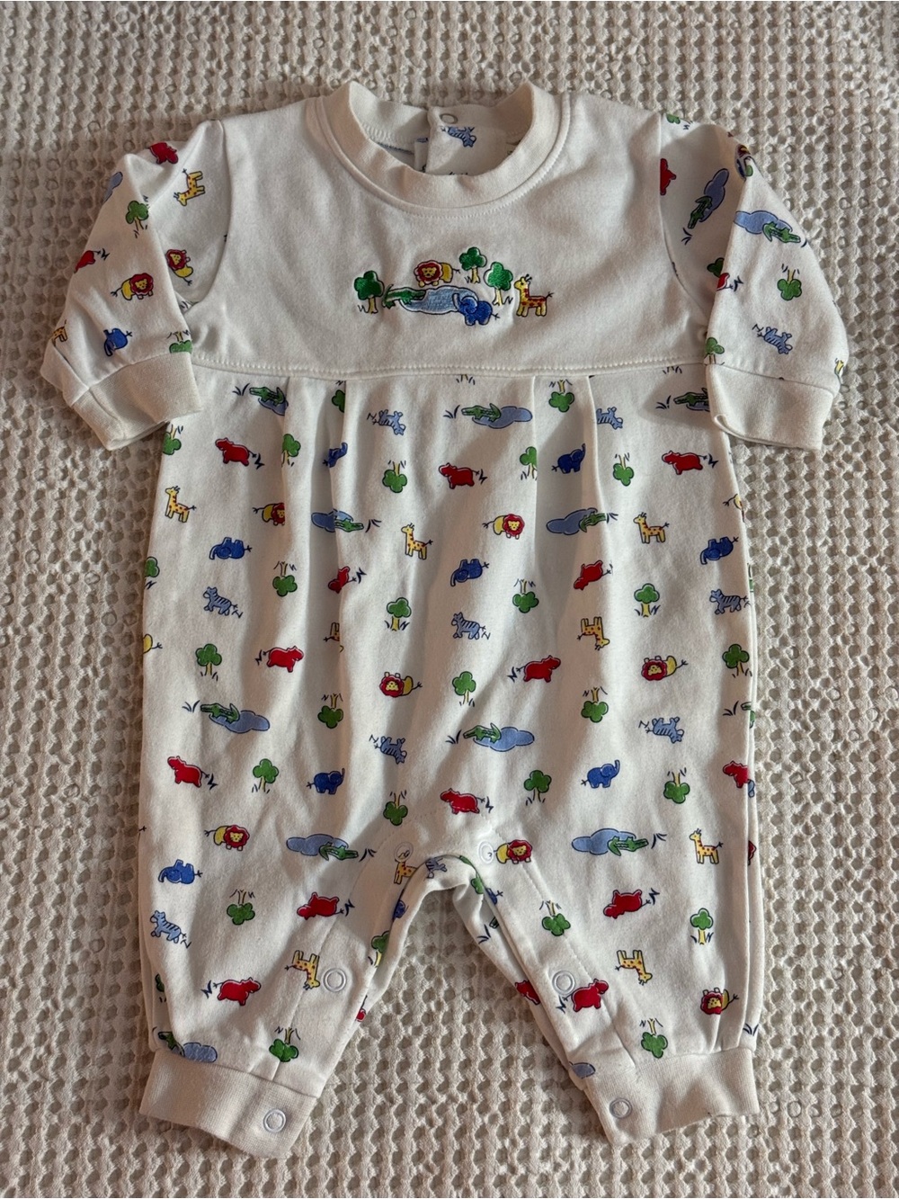 Vintage Animal Print Baby Outfit